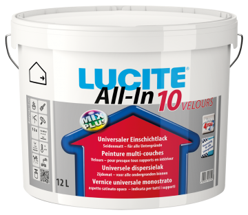 Lucite all in 10 velours